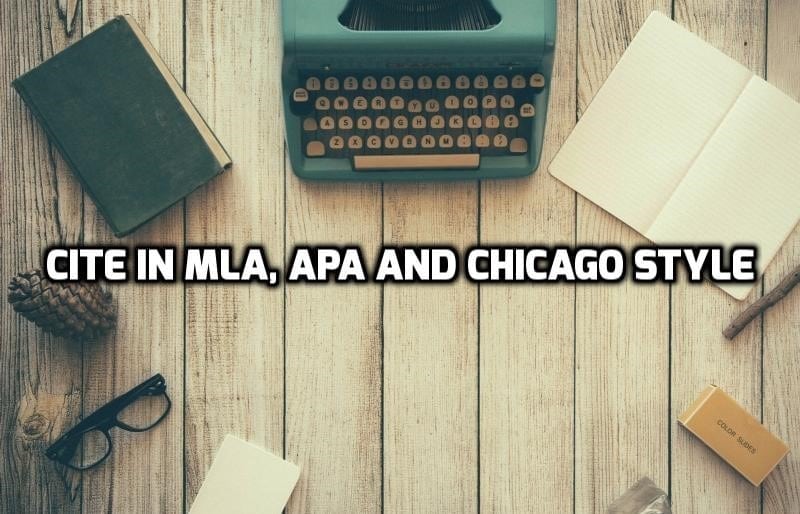 史上最全的论文引用格式详解 Apa Mla Chicago Harvard等格式