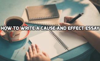 Cause and effect essay assignment