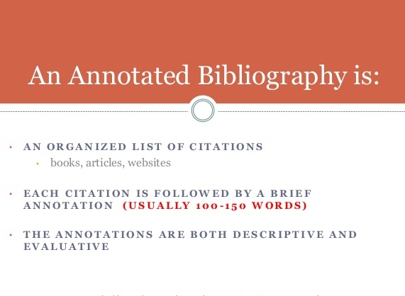 悉尼论文代写 annotated bibliography