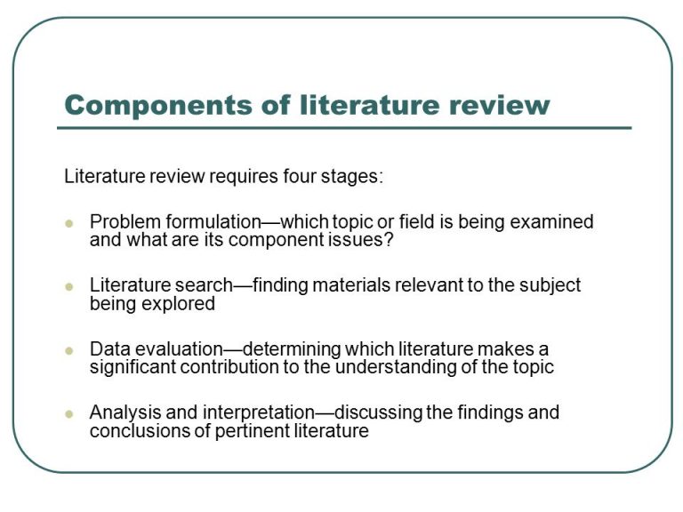 Assignment代写 Literature Review